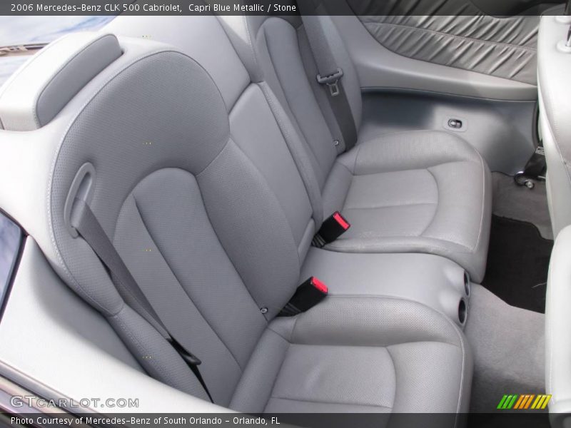 Capri Blue Metallic / Stone 2006 Mercedes-Benz CLK 500 Cabriolet