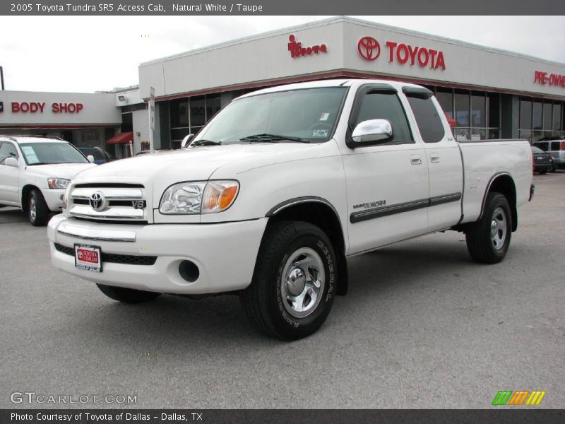 Natural White / Taupe 2005 Toyota Tundra SR5 Access Cab
