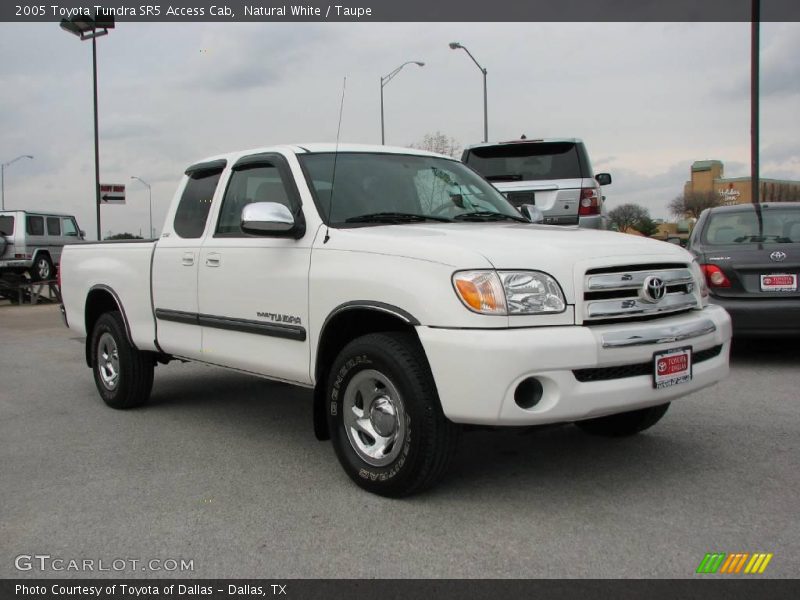 Natural White / Taupe 2005 Toyota Tundra SR5 Access Cab