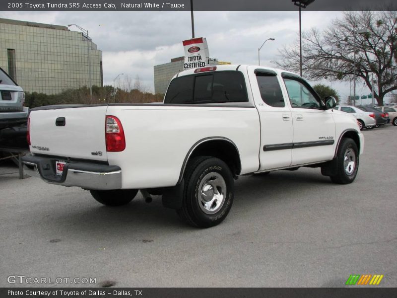 Natural White / Taupe 2005 Toyota Tundra SR5 Access Cab