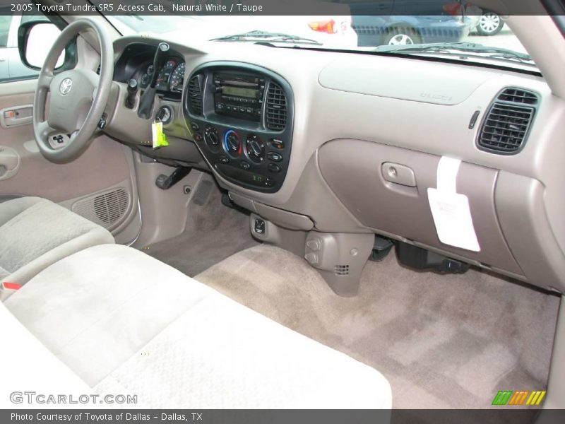 Natural White / Taupe 2005 Toyota Tundra SR5 Access Cab