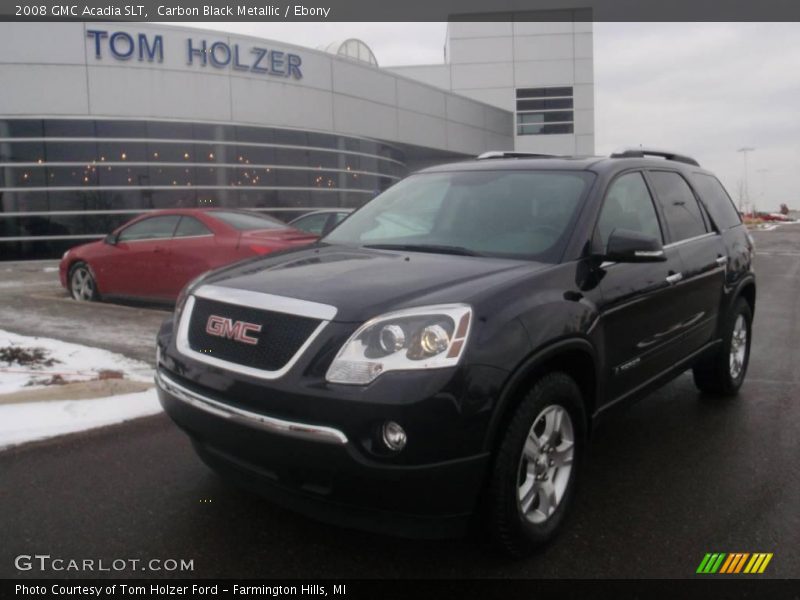 Carbon Black Metallic / Ebony 2008 GMC Acadia SLT