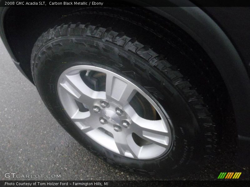 Carbon Black Metallic / Ebony 2008 GMC Acadia SLT