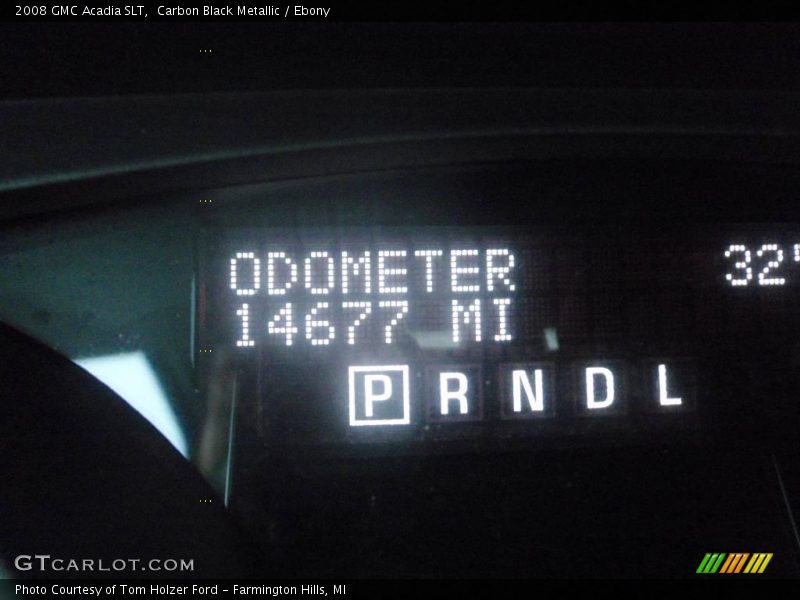 Carbon Black Metallic / Ebony 2008 GMC Acadia SLT
