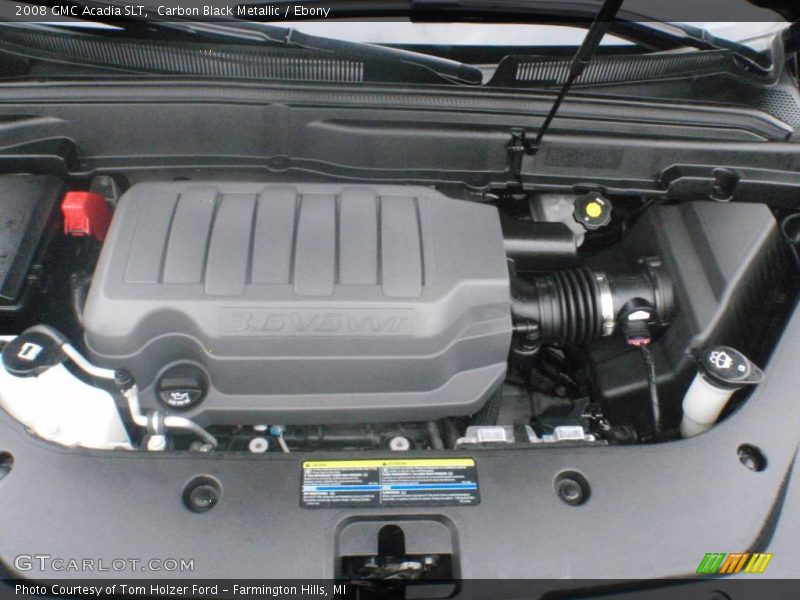 Carbon Black Metallic / Ebony 2008 GMC Acadia SLT