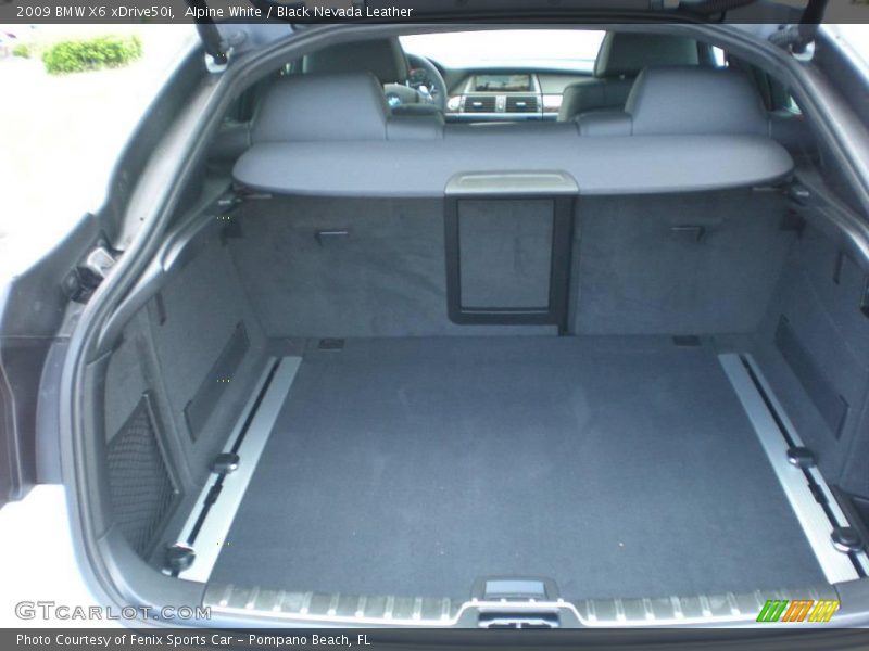 Alpine White / Black Nevada Leather 2009 BMW X6 xDrive50i