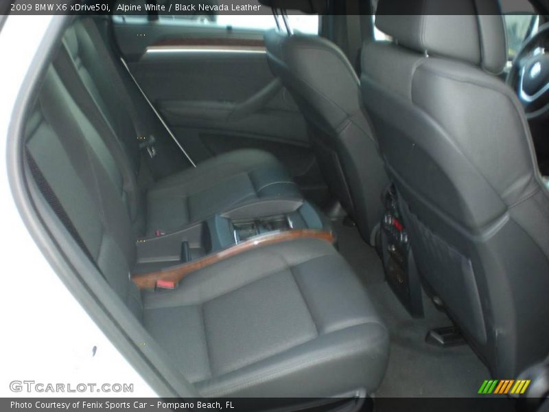 Alpine White / Black Nevada Leather 2009 BMW X6 xDrive50i
