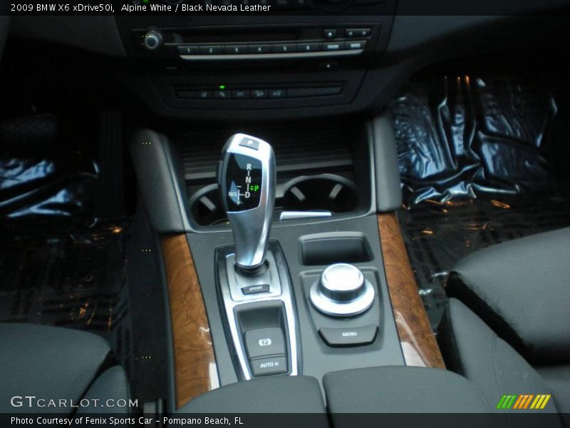 Alpine White / Black Nevada Leather 2009 BMW X6 xDrive50i