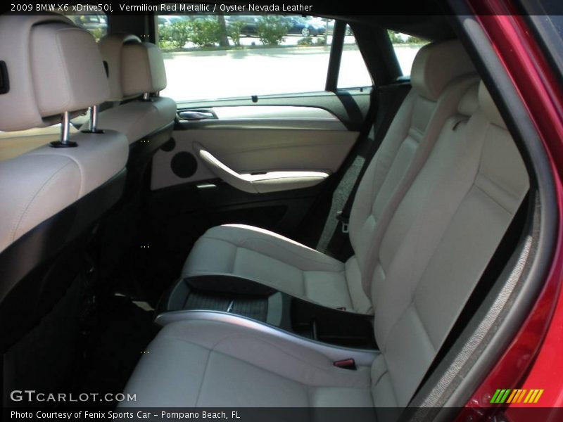 Vermilion Red Metallic / Oyster Nevada Leather 2009 BMW X6 xDrive50i