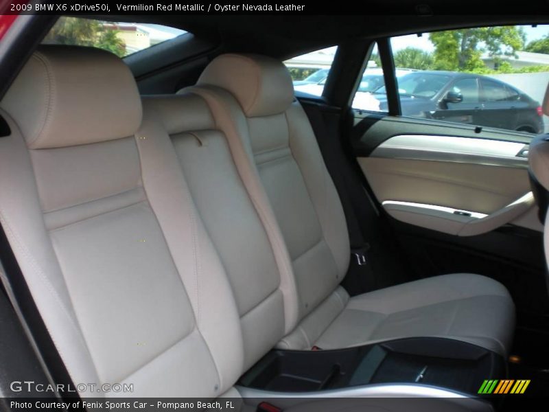 Vermilion Red Metallic / Oyster Nevada Leather 2009 BMW X6 xDrive50i