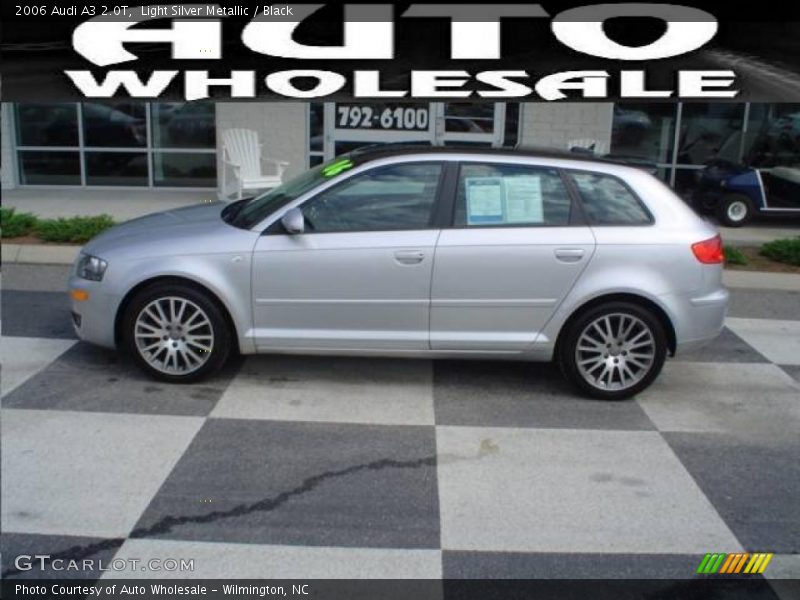 Light Silver Metallic / Black 2006 Audi A3 2.0T