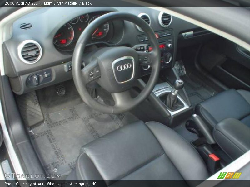 Light Silver Metallic / Black 2006 Audi A3 2.0T