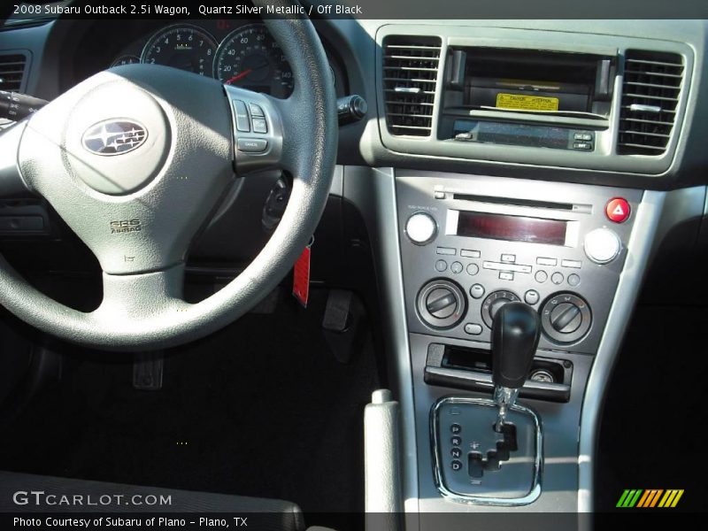 Quartz Silver Metallic / Off Black 2008 Subaru Outback 2.5i Wagon