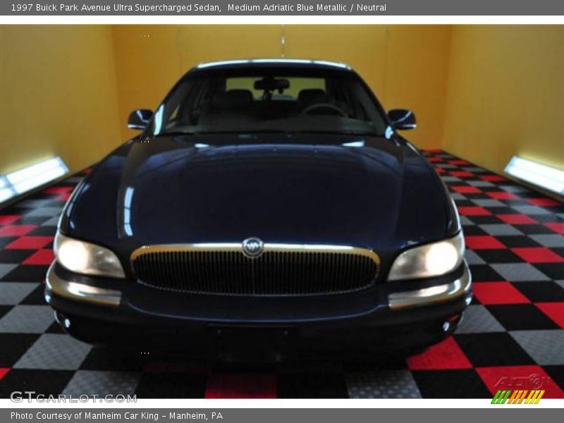 Medium Adriatic Blue Metallic / Neutral 1997 Buick Park Avenue Ultra Supercharged Sedan