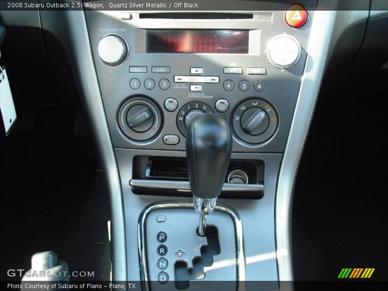 Quartz Silver Metallic / Off Black 2008 Subaru Outback 2.5i Wagon