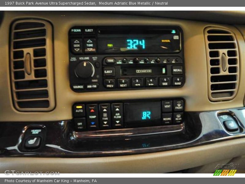 Medium Adriatic Blue Metallic / Neutral 1997 Buick Park Avenue Ultra Supercharged Sedan