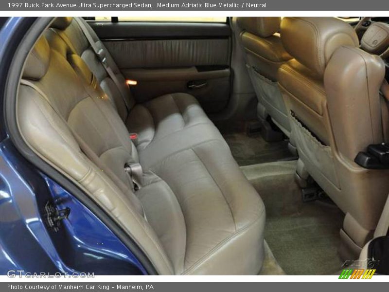 Medium Adriatic Blue Metallic / Neutral 1997 Buick Park Avenue Ultra Supercharged Sedan