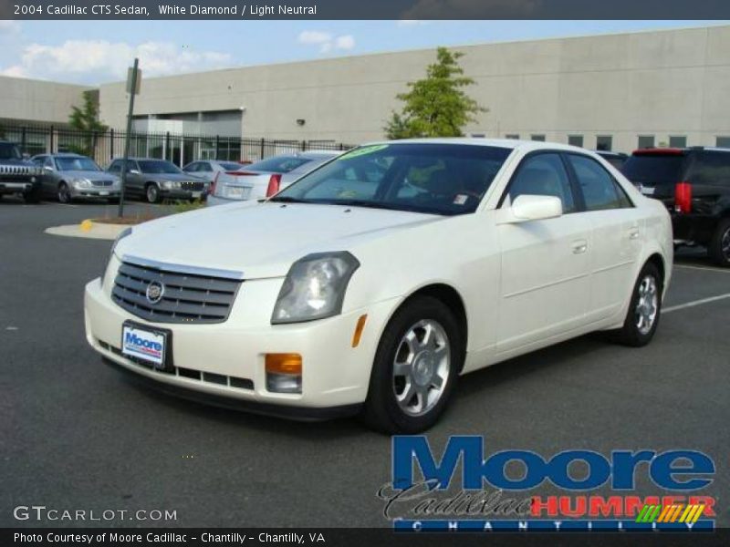 White Diamond / Light Neutral 2004 Cadillac CTS Sedan