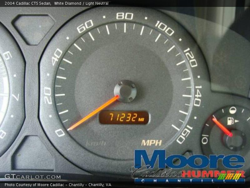 White Diamond / Light Neutral 2004 Cadillac CTS Sedan