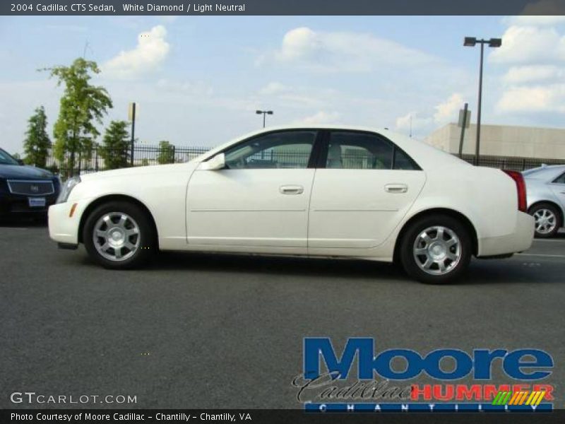 White Diamond / Light Neutral 2004 Cadillac CTS Sedan