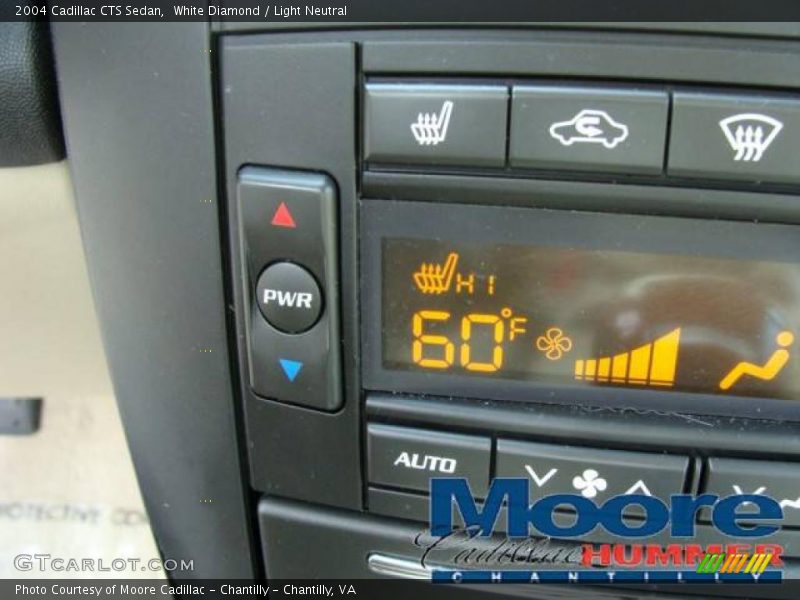 White Diamond / Light Neutral 2004 Cadillac CTS Sedan