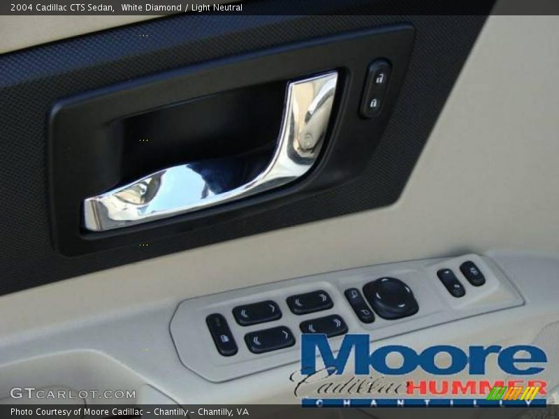 White Diamond / Light Neutral 2004 Cadillac CTS Sedan
