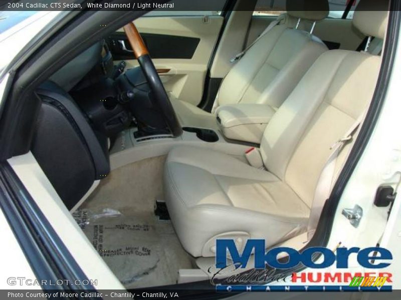 White Diamond / Light Neutral 2004 Cadillac CTS Sedan
