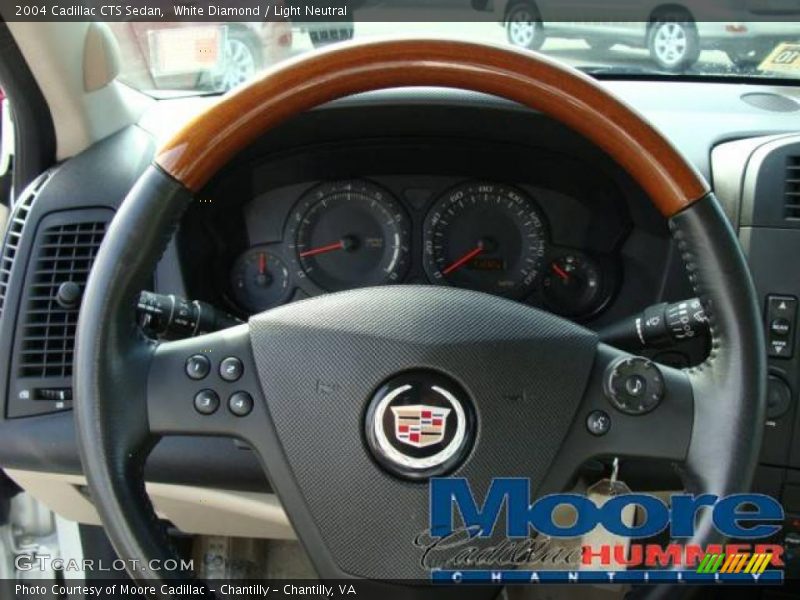 White Diamond / Light Neutral 2004 Cadillac CTS Sedan