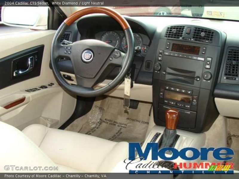 White Diamond / Light Neutral 2004 Cadillac CTS Sedan