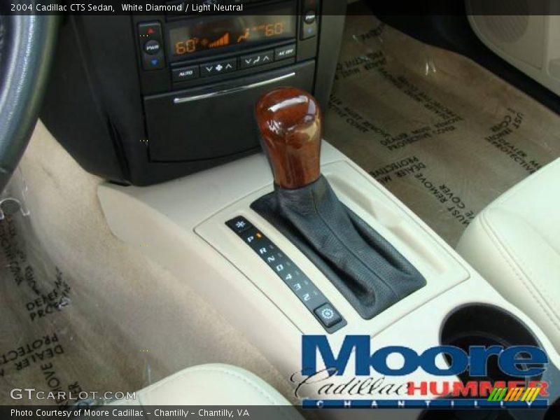 White Diamond / Light Neutral 2004 Cadillac CTS Sedan