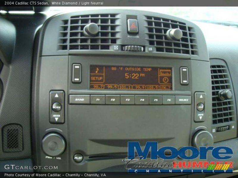 White Diamond / Light Neutral 2004 Cadillac CTS Sedan