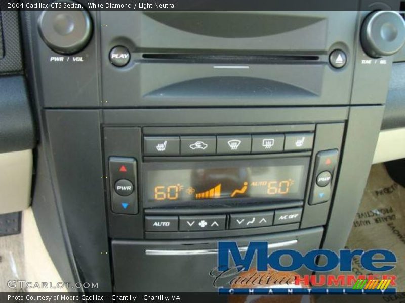 White Diamond / Light Neutral 2004 Cadillac CTS Sedan
