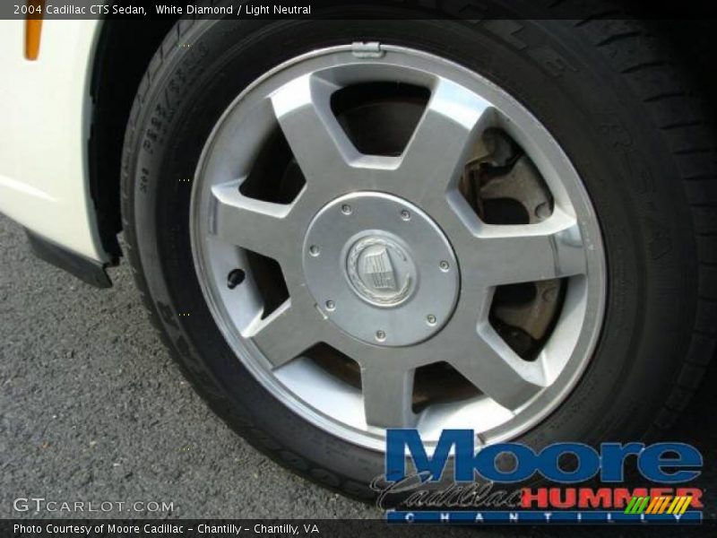 White Diamond / Light Neutral 2004 Cadillac CTS Sedan