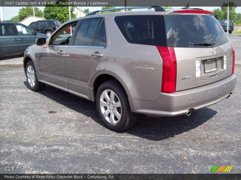 Radiant Bronze / Cashmere 2007 Cadillac SRX 4 V8 AWD