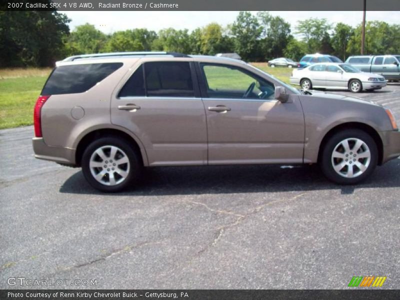 Radiant Bronze / Cashmere 2007 Cadillac SRX 4 V8 AWD
