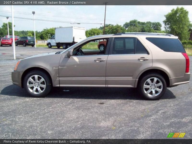 Radiant Bronze / Cashmere 2007 Cadillac SRX 4 V8 AWD