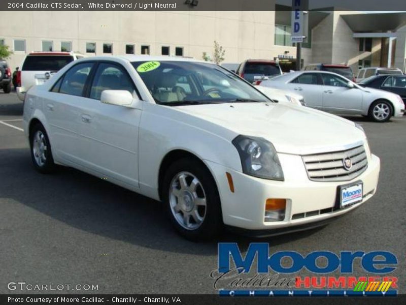 White Diamond / Light Neutral 2004 Cadillac CTS Sedan
