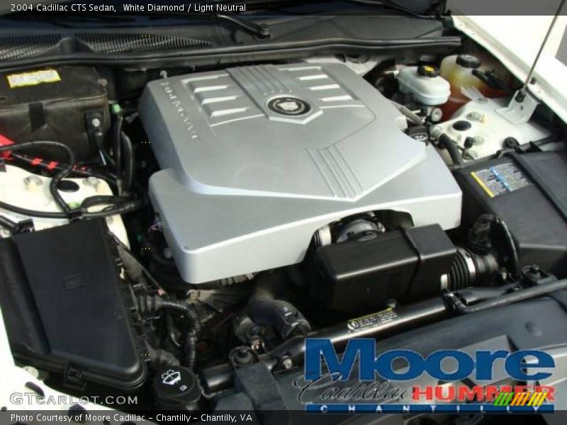 White Diamond / Light Neutral 2004 Cadillac CTS Sedan