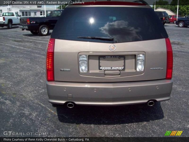 Radiant Bronze / Cashmere 2007 Cadillac SRX 4 V8 AWD