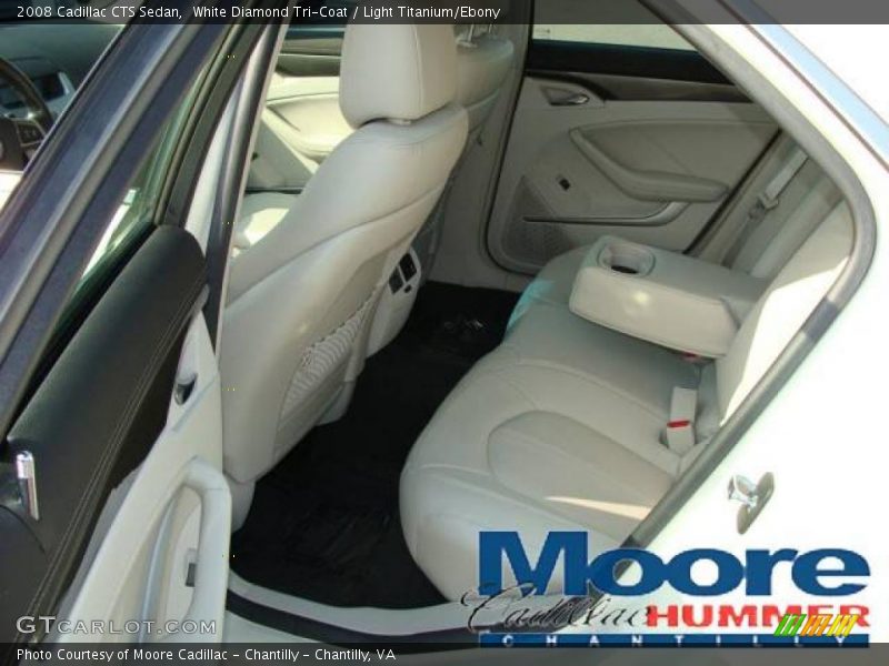 White Diamond Tri-Coat / Light Titanium/Ebony 2008 Cadillac CTS Sedan