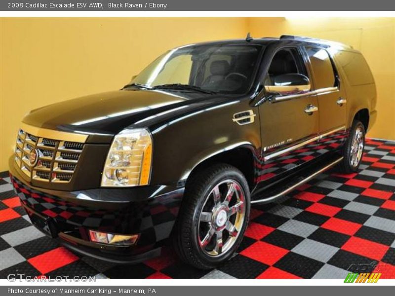 Black Raven / Ebony 2008 Cadillac Escalade ESV AWD