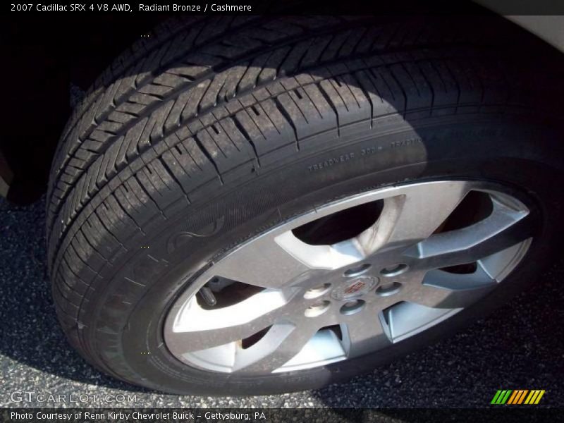Radiant Bronze / Cashmere 2007 Cadillac SRX 4 V8 AWD