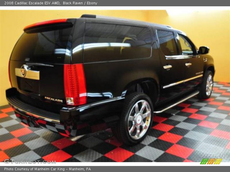 Black Raven / Ebony 2008 Cadillac Escalade ESV AWD