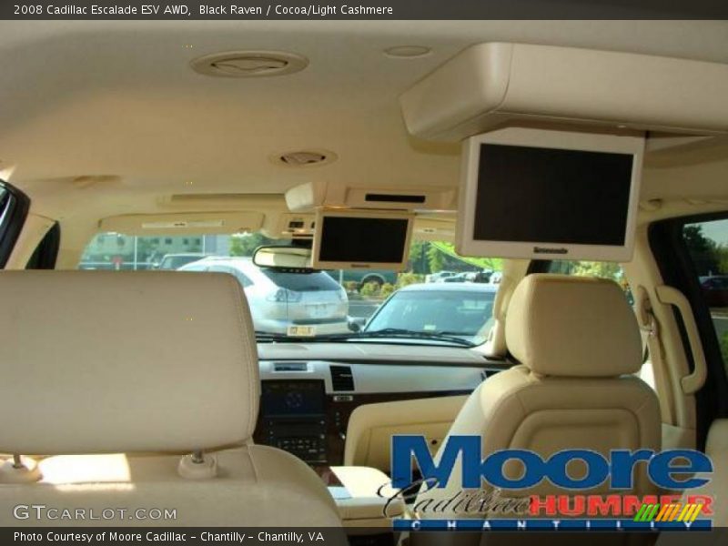 Black Raven / Cocoa/Light Cashmere 2008 Cadillac Escalade ESV AWD