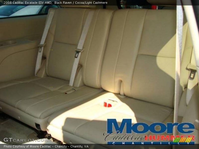 Black Raven / Cocoa/Light Cashmere 2008 Cadillac Escalade ESV AWD