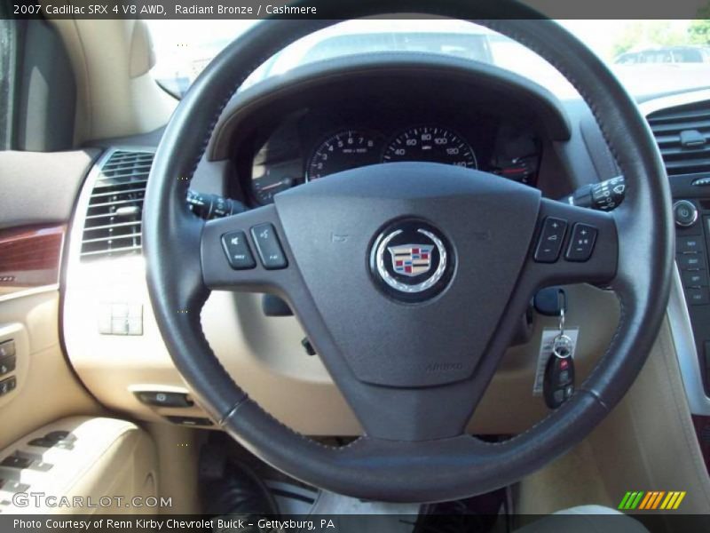 Radiant Bronze / Cashmere 2007 Cadillac SRX 4 V8 AWD