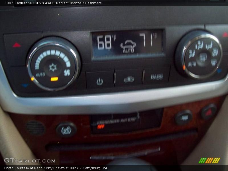 Radiant Bronze / Cashmere 2007 Cadillac SRX 4 V8 AWD