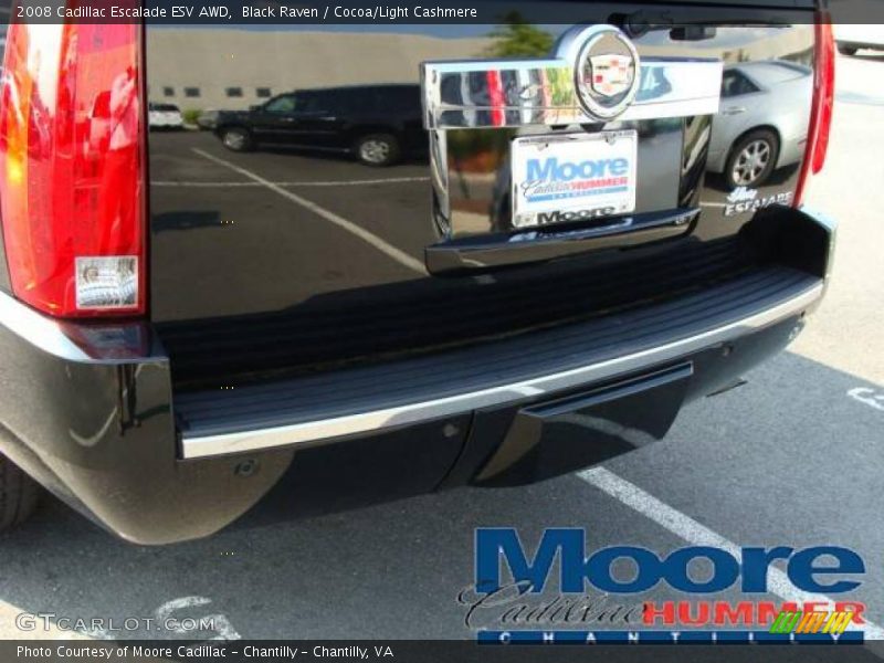 Black Raven / Cocoa/Light Cashmere 2008 Cadillac Escalade ESV AWD