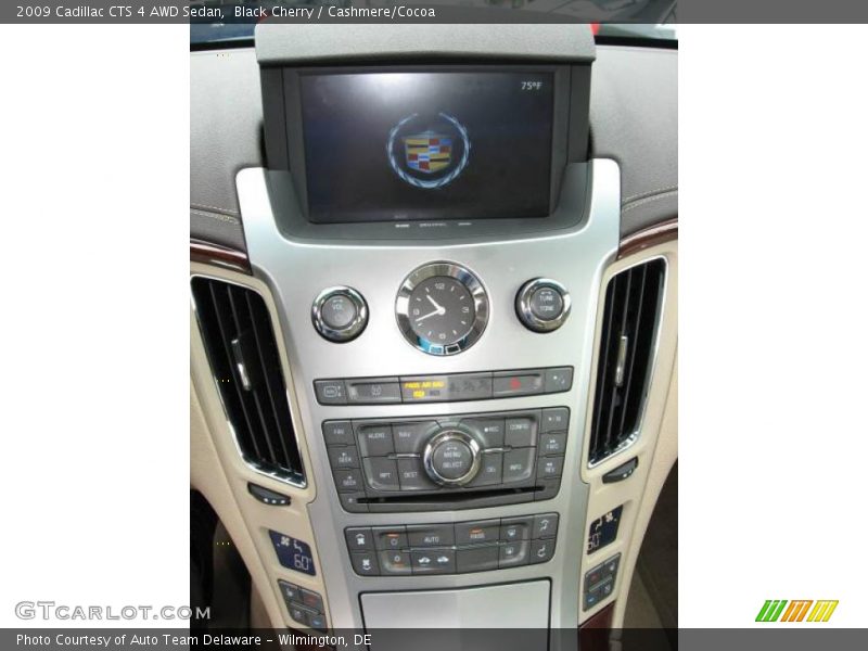 Black Cherry / Cashmere/Cocoa 2009 Cadillac CTS 4 AWD Sedan