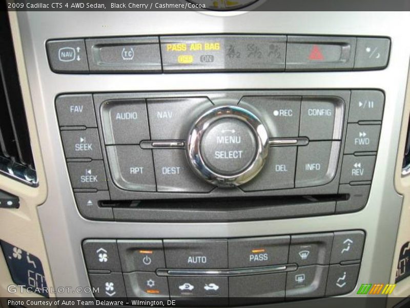 Black Cherry / Cashmere/Cocoa 2009 Cadillac CTS 4 AWD Sedan